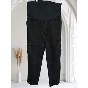 Ingrid+Isabel  Over The Belly Maternity  Cargo Jeans Women Sz 12
